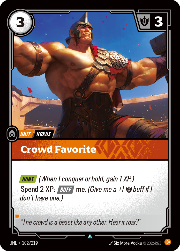Riftbound Unit: Crowd Favorite