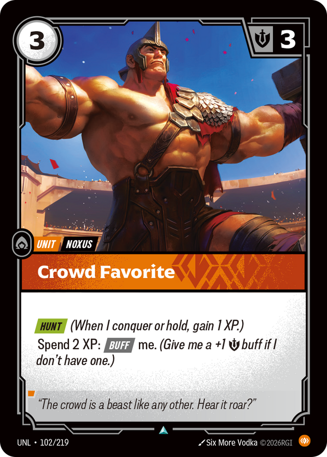 Riftbound Unit: Crowd Favorite