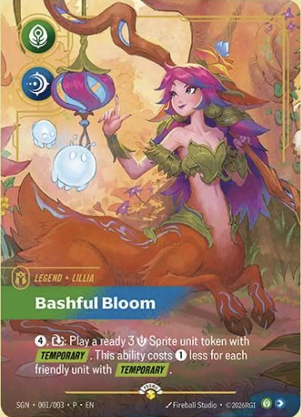 Riftbound promo: Lillia – Bashful Bloom