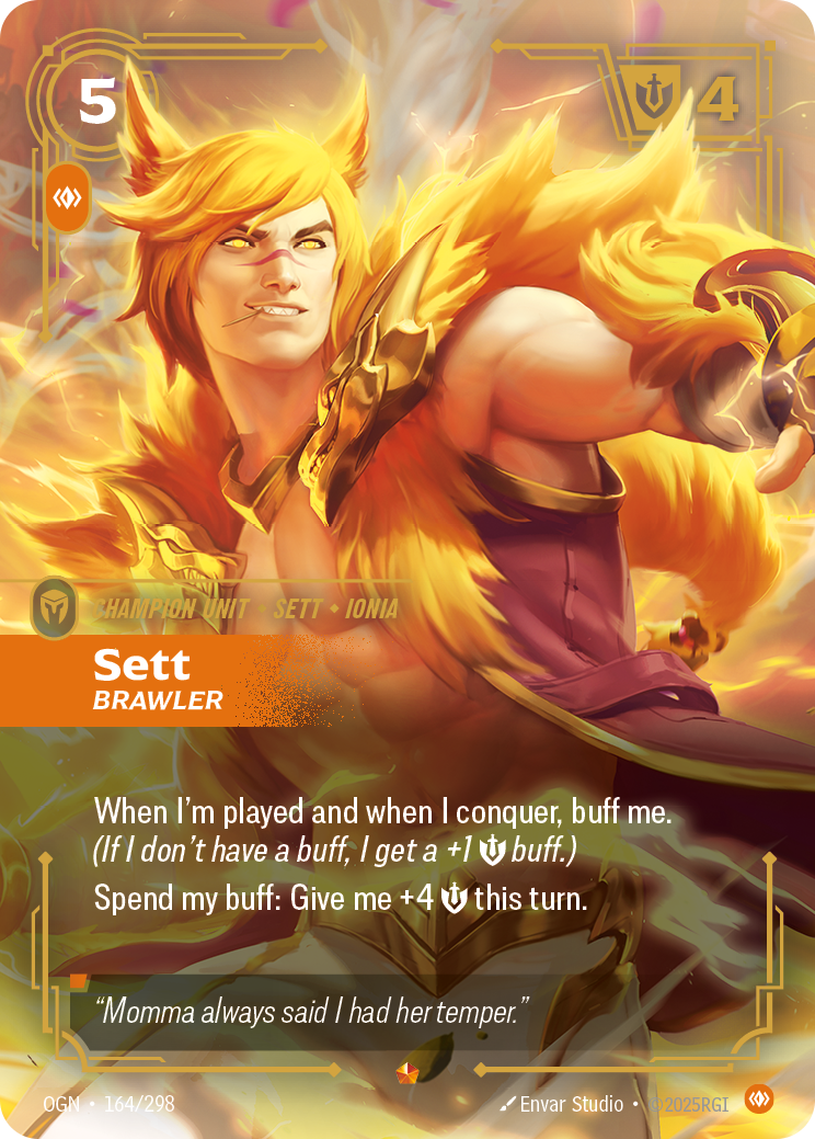 Riftbound Champion Unit: Sett