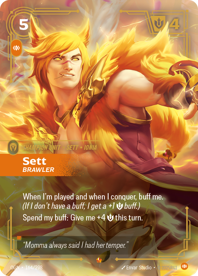 Riftbound Champion Unit: Sett