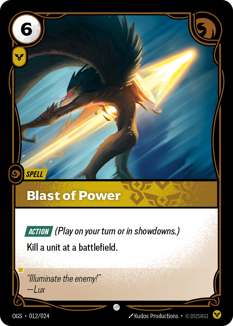 Riftbound Spell: Blast of Power