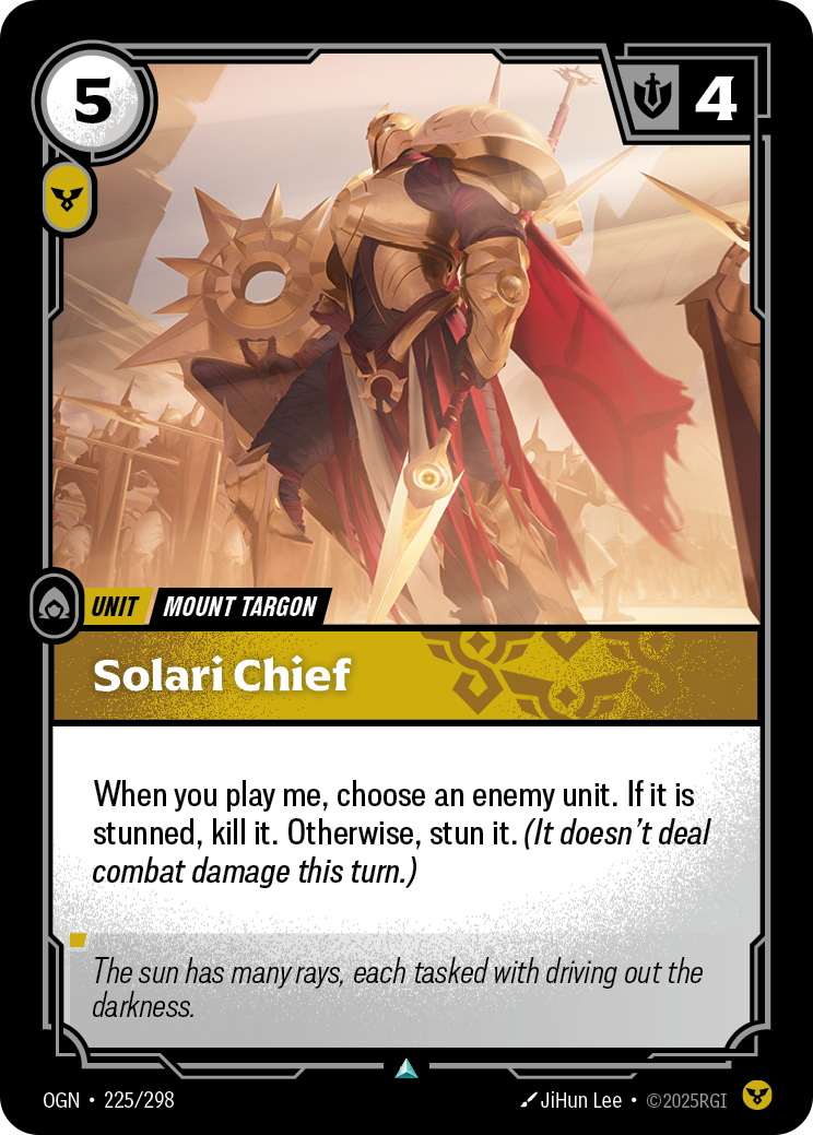 Riftbound Unit: Solari Chief