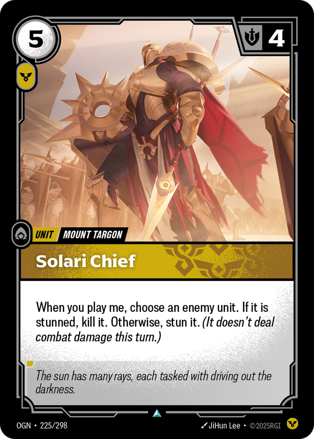 Riftbound Unit: Solari Chief