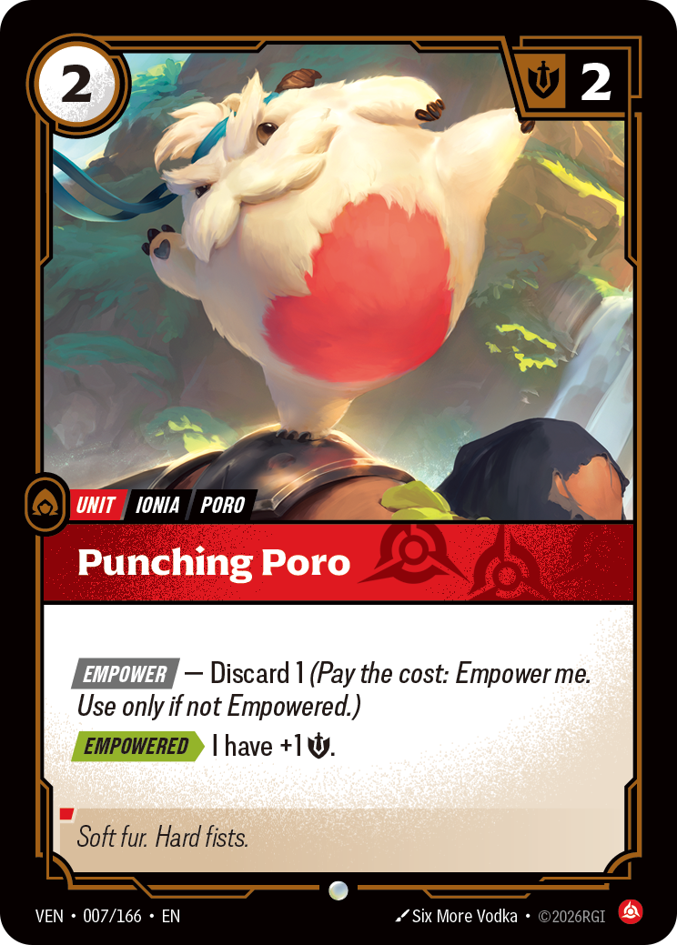 Riftbound Unit: Punching Poro