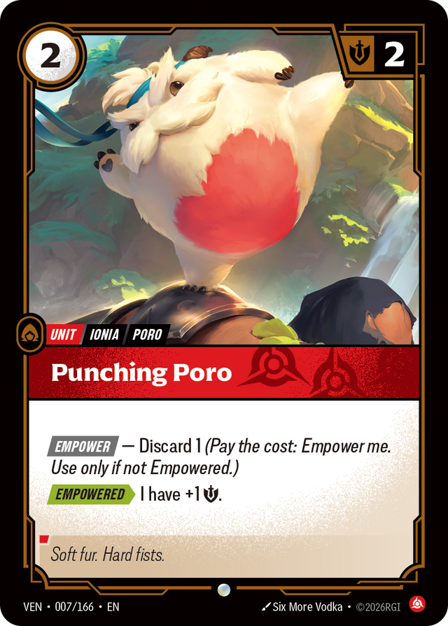 Riftbound Unit: Punching Poro