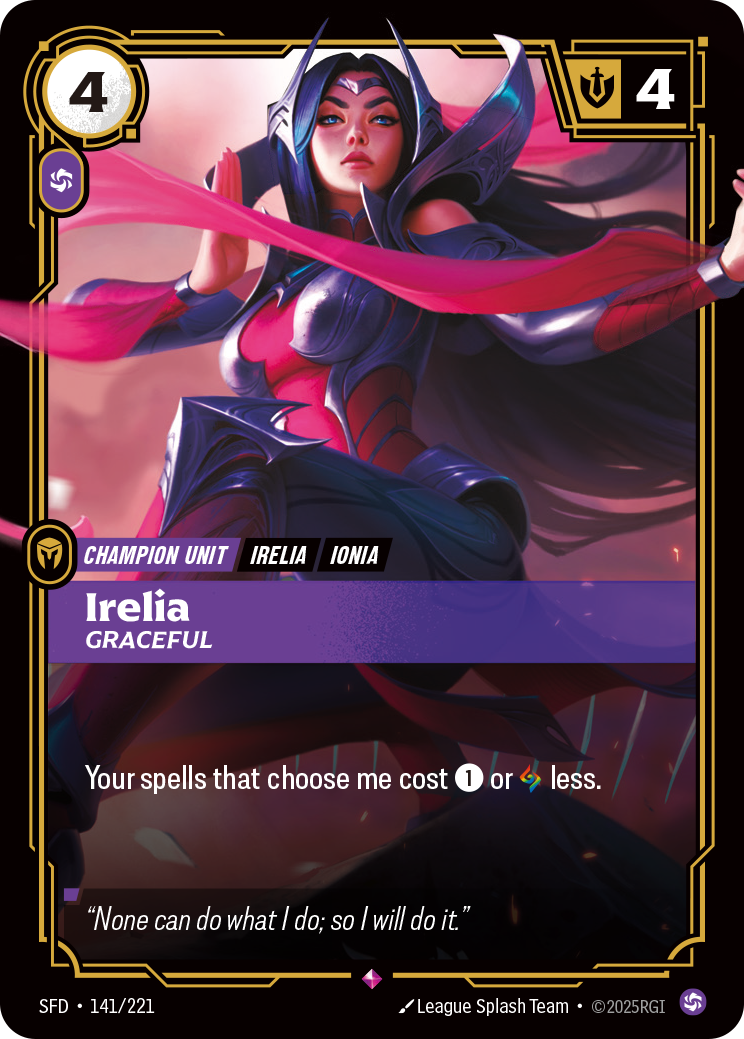 Riftbound Champion Unit: Irelia