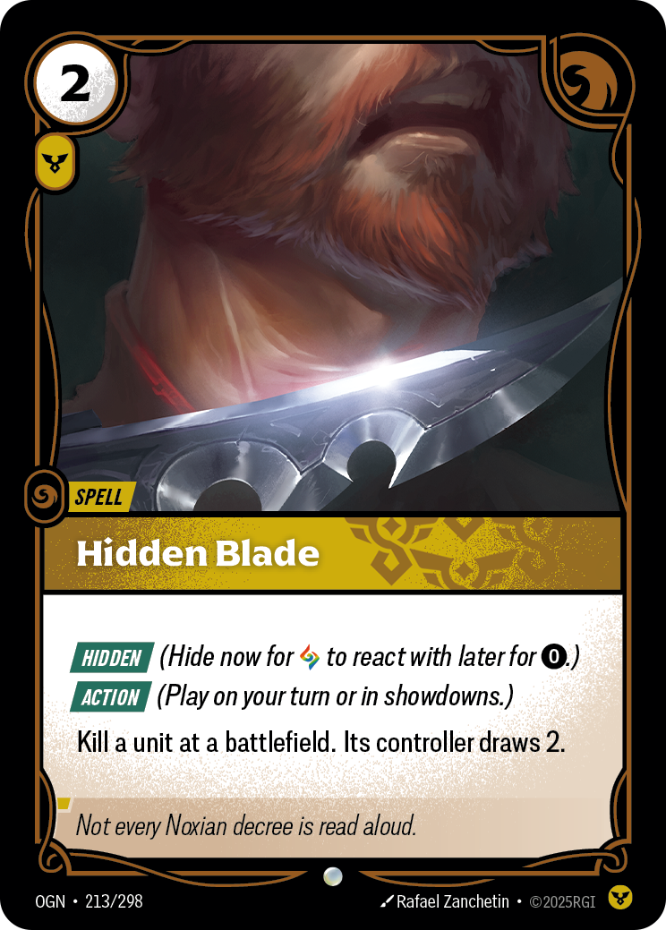 Riftbound Spell: Hidden Blade