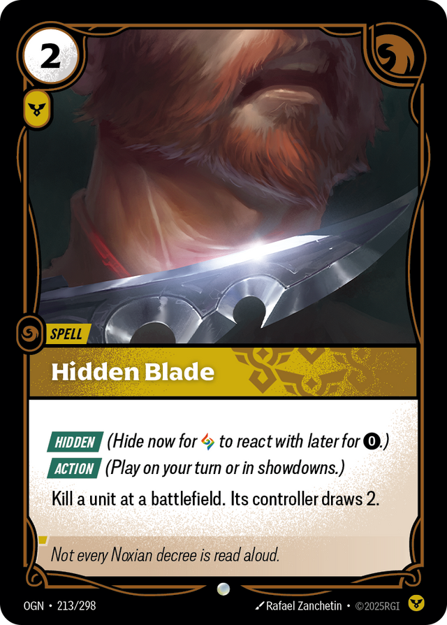 Riftbound Spell: Hidden Blade