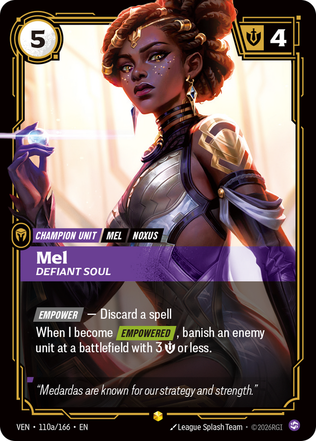 Riftbound Champion Unit: Mel