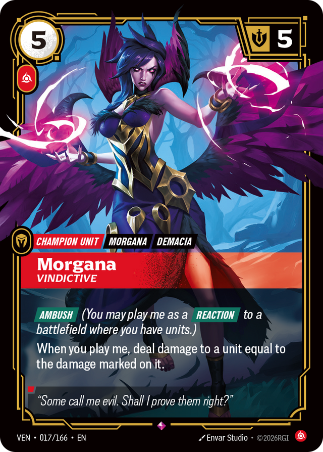 Riftbound Champion Unit: Morgana