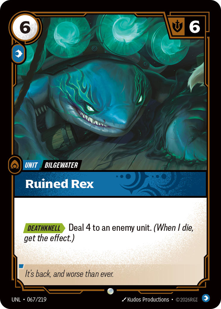 Riftbound Unit: Ruined Rex