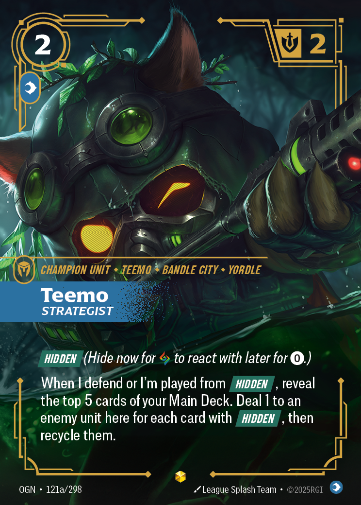 Riftbound Champion Unit: Teemo