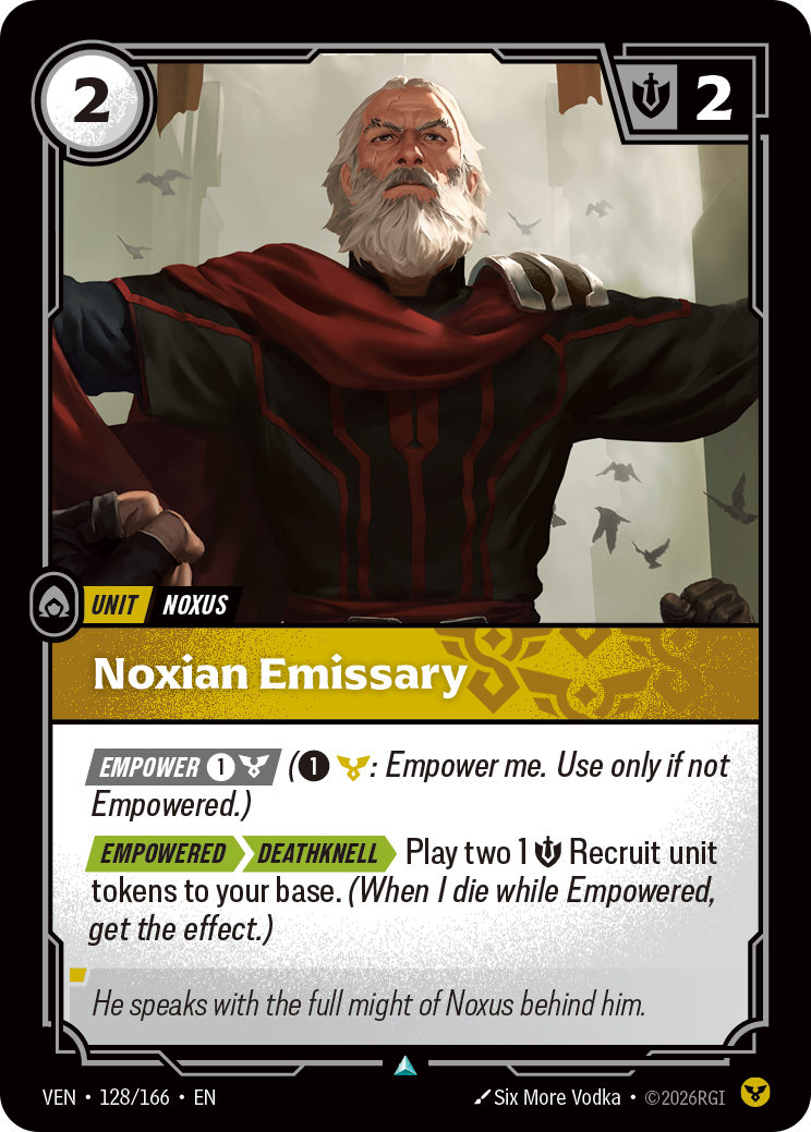 Riftbound Unit: Noxian Emissary