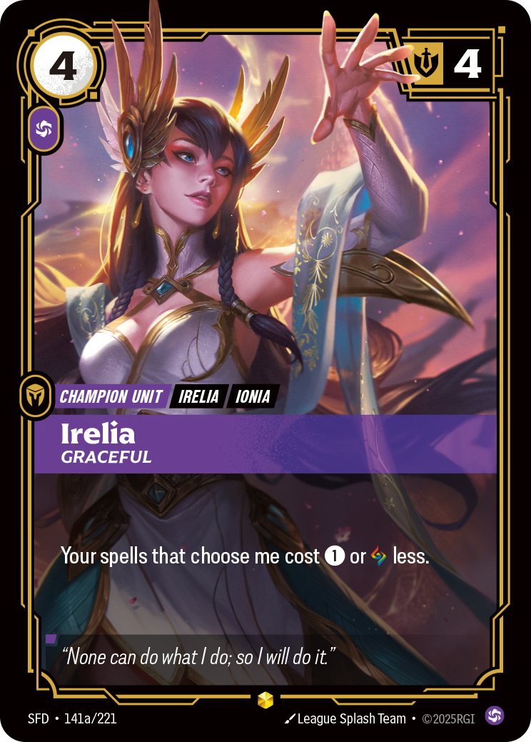 Riftbound Champion Unit: Irelia