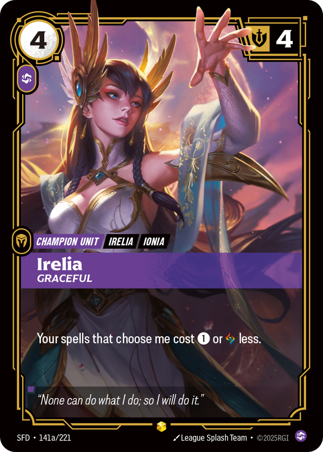 Riftbound Champion Unit: Irelia