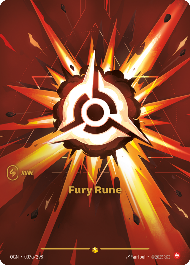 Riftbound Rune: Fury Rune