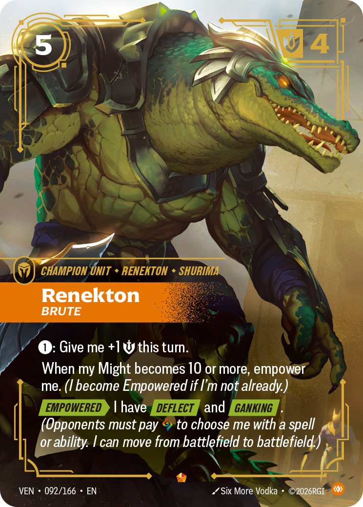 Riftbound Champion Unit: Renekton