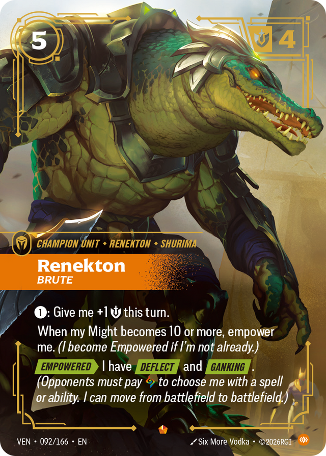 Riftbound Champion Unit: Renekton