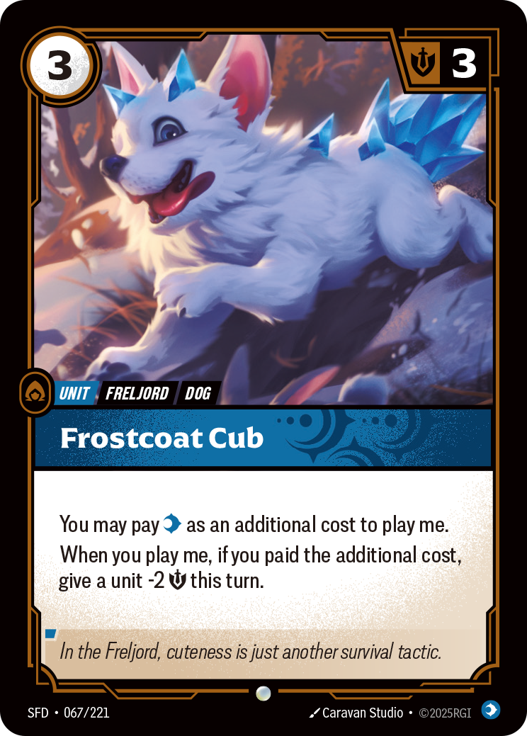 Riftbound Unit: Frostcoat Cub