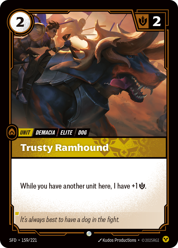 Riftbound Unit: Trusty Ramhound