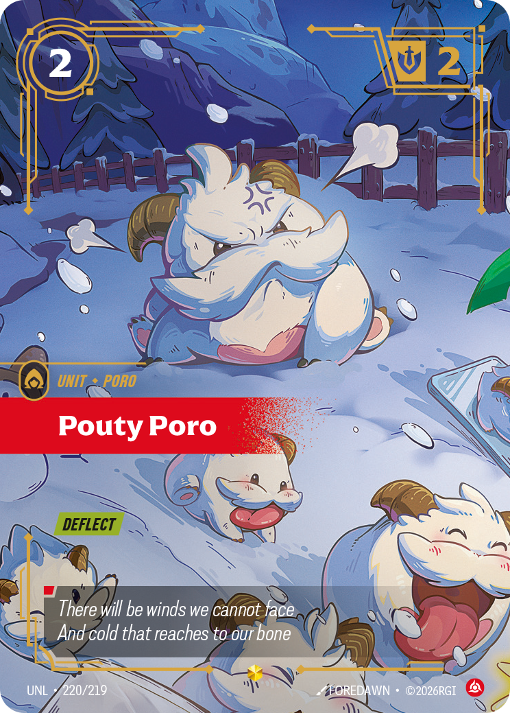 Riftbound Unit: Pouty Poro