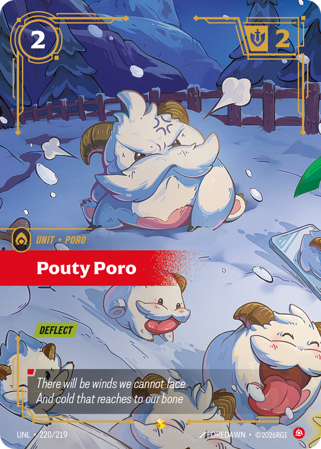 Riftbound Unit: Pouty Poro