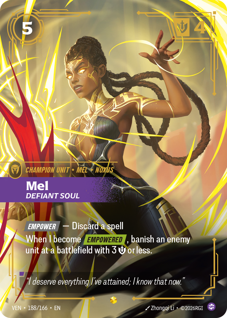 Riftbound Champion Unit: Mel