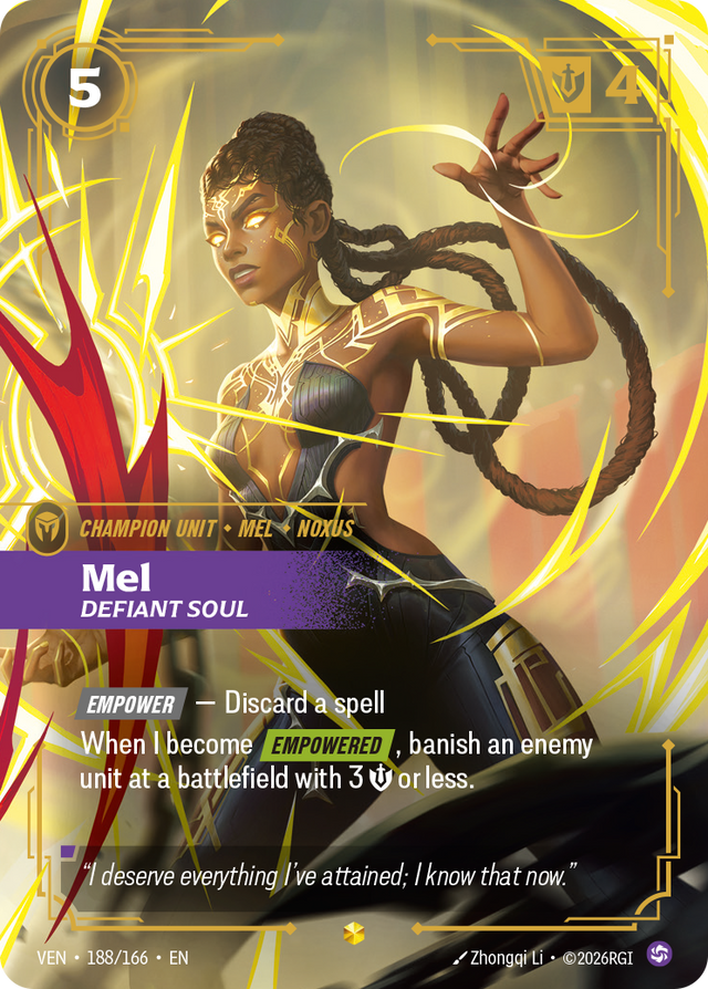 Riftbound Champion Unit: Mel