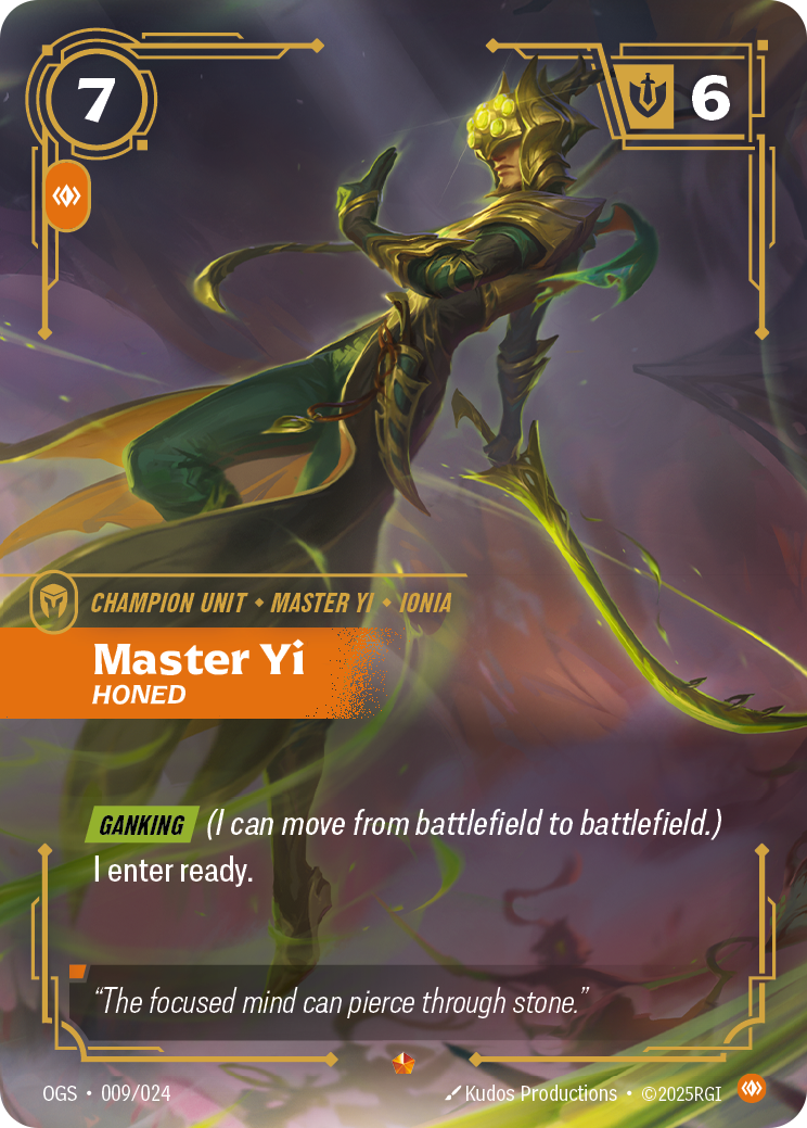 Riftbound Champion Unit: Master Yi