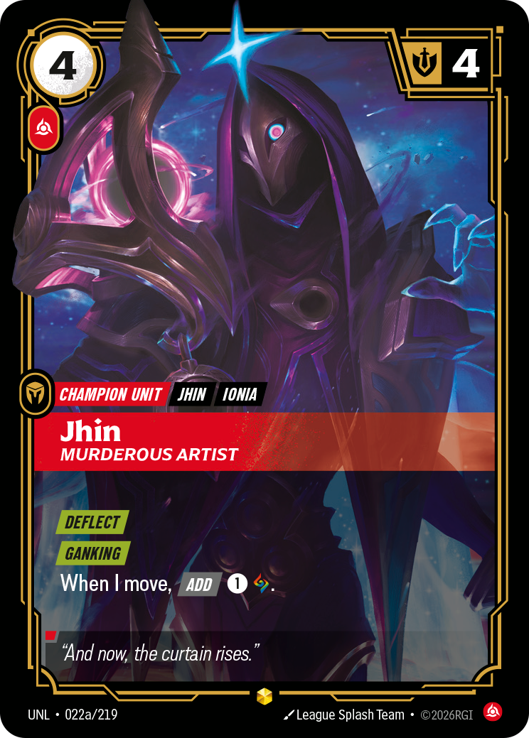 Riftbound Champion Unit: Jhin