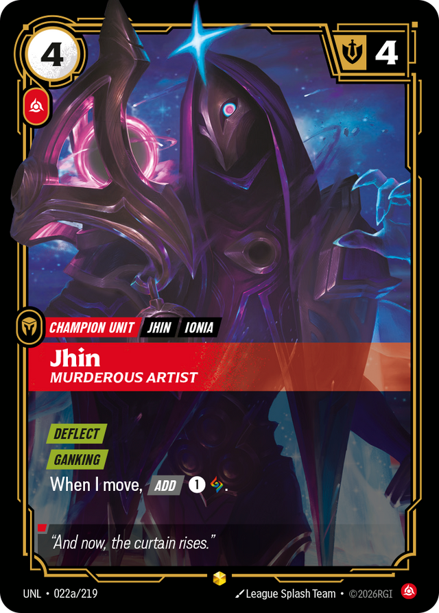 Riftbound Champion Unit: Jhin