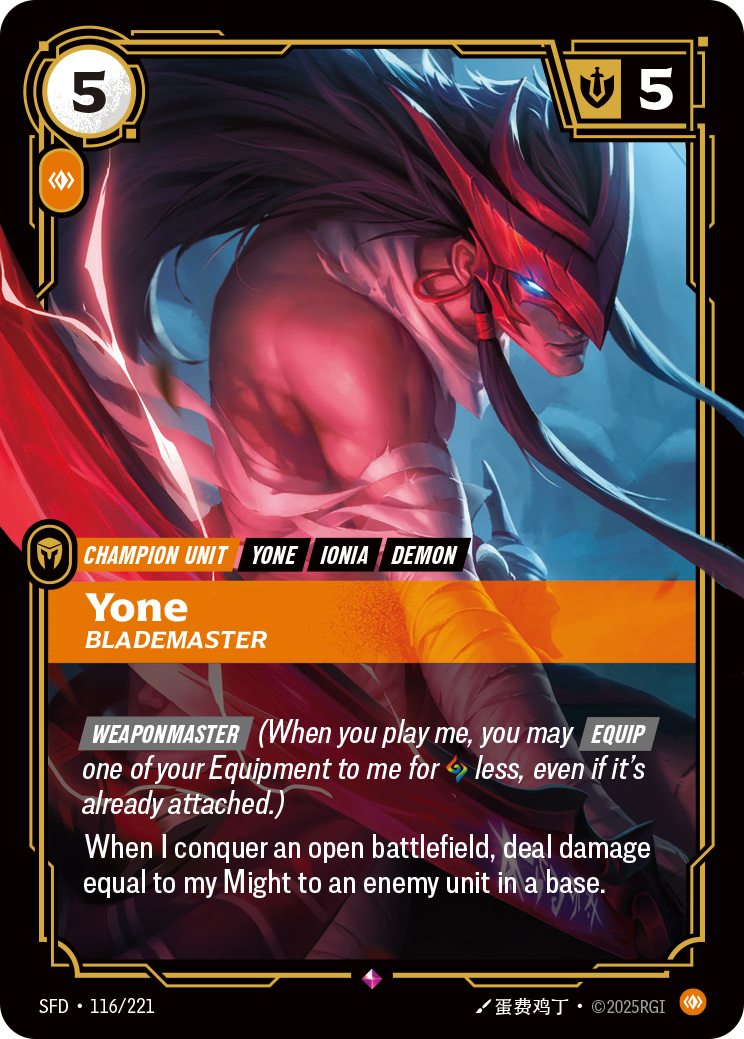 Riftbound Champion Unit: Yone