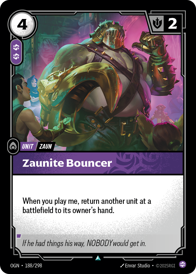 Riftbound Unit: Zaunite Bouncer