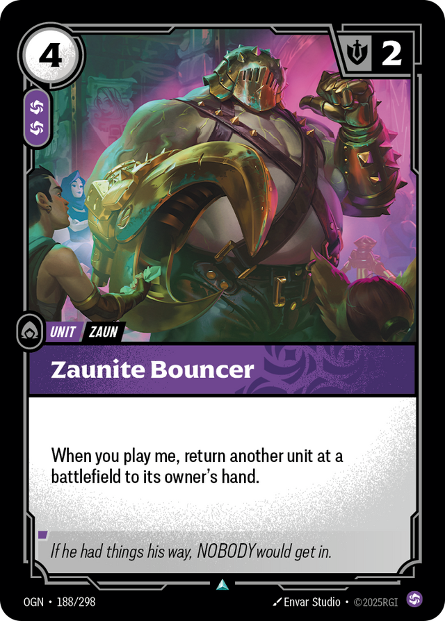 Riftbound Unit: Zaunite Bouncer