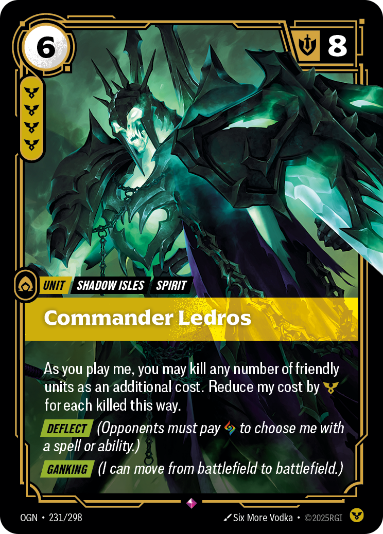 Riftbound Unit: Commander Ledros