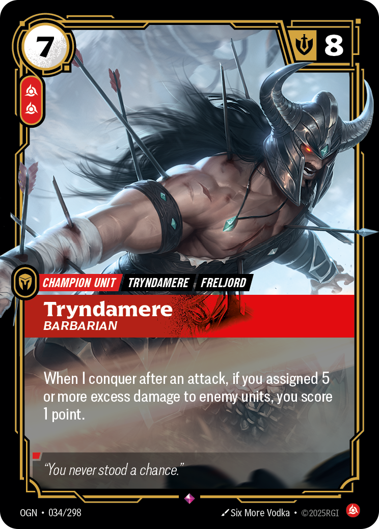 Riftbound Champion Unit: Tryndamere
