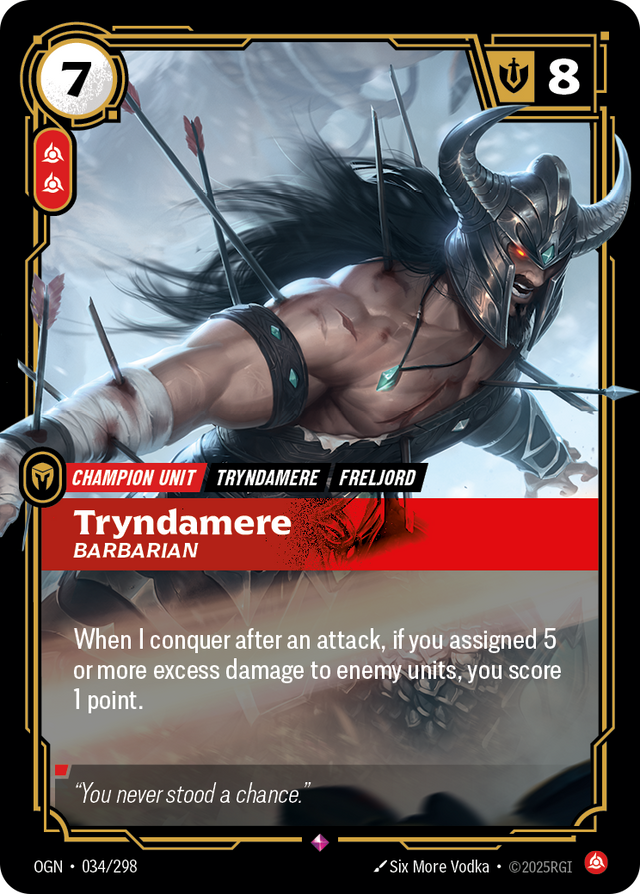 Riftbound Champion Unit: Tryndamere