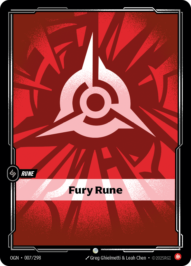 Riftbound Rune: Fury Rune