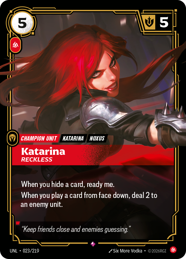 Riftbound Champion Unit: Katarina