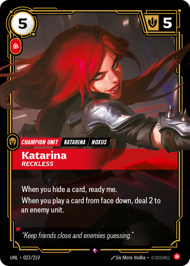 Riftbound Champion Unit: Katarina