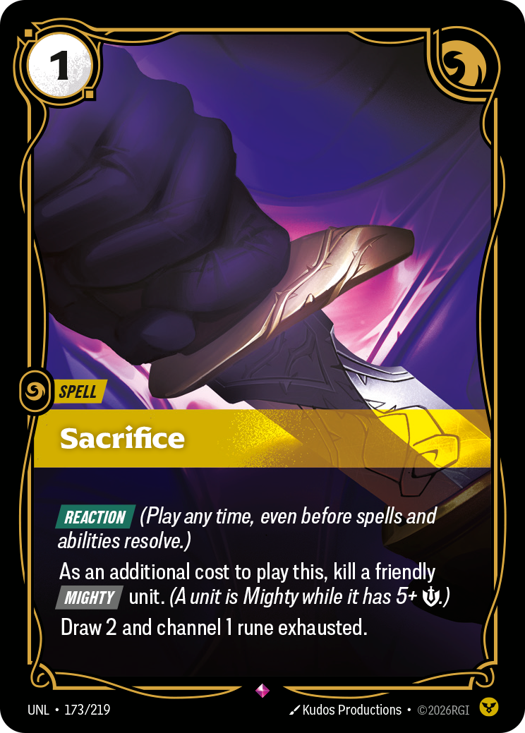 Riftbound Spell: Sacrifice