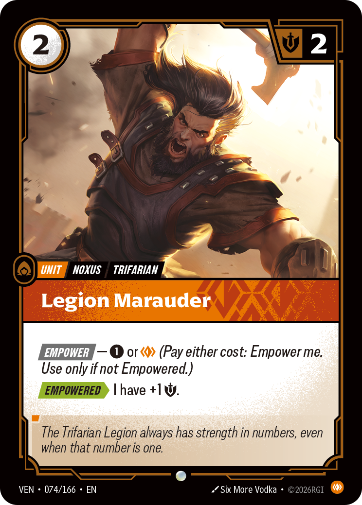Riftbound Unit: Legion Marauder