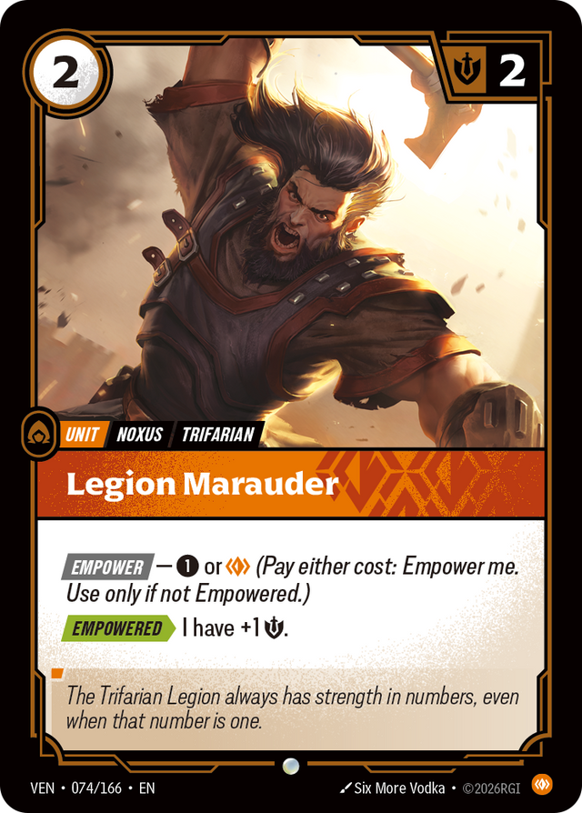 Riftbound Unit: Legion Marauder