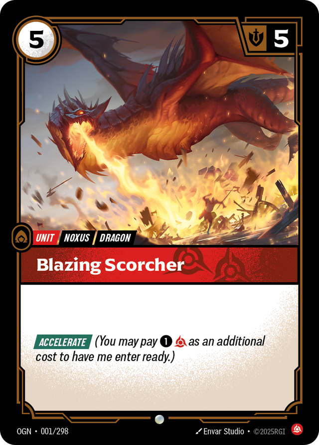 Riftbound Unit: Blazing Scorcher