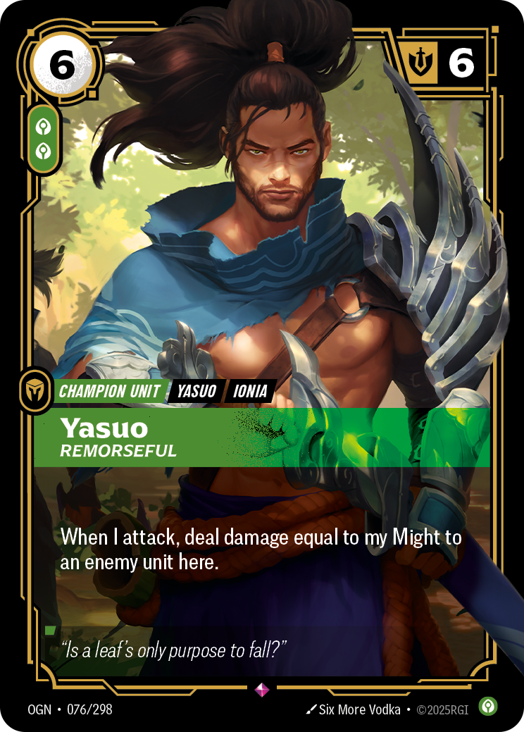 Riftbound Champion Unit: Yasuo
