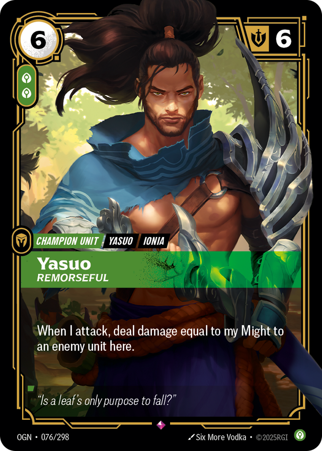 Riftbound Champion Unit: Yasuo
