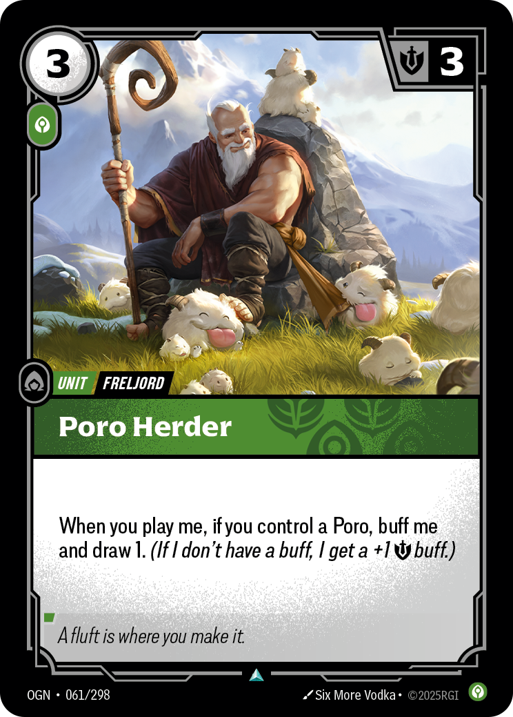 Riftbound Unit: Poro Herder