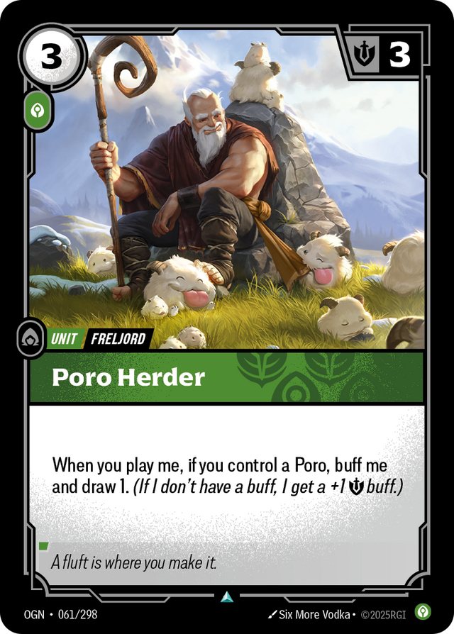 Riftbound Unit: Poro Herder