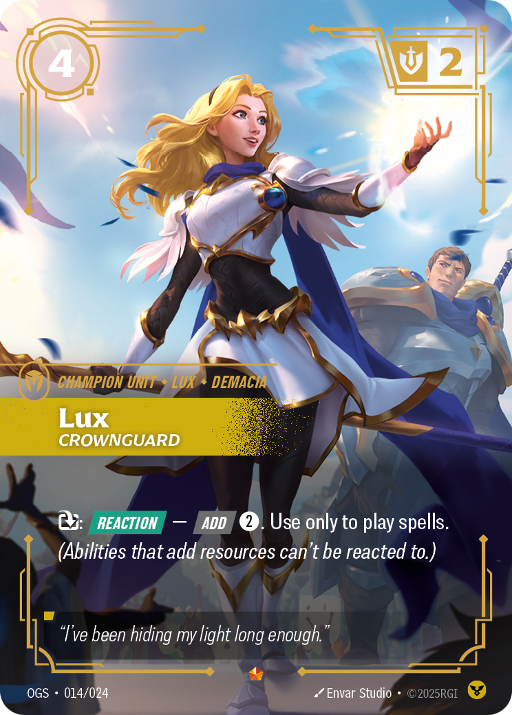 Riftbound Champion Unit: Lux